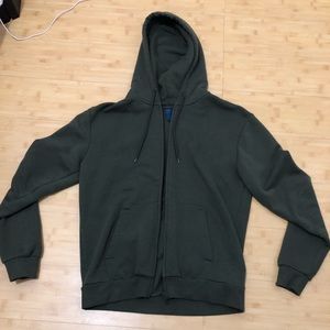 H&M Olive Zip-Up
